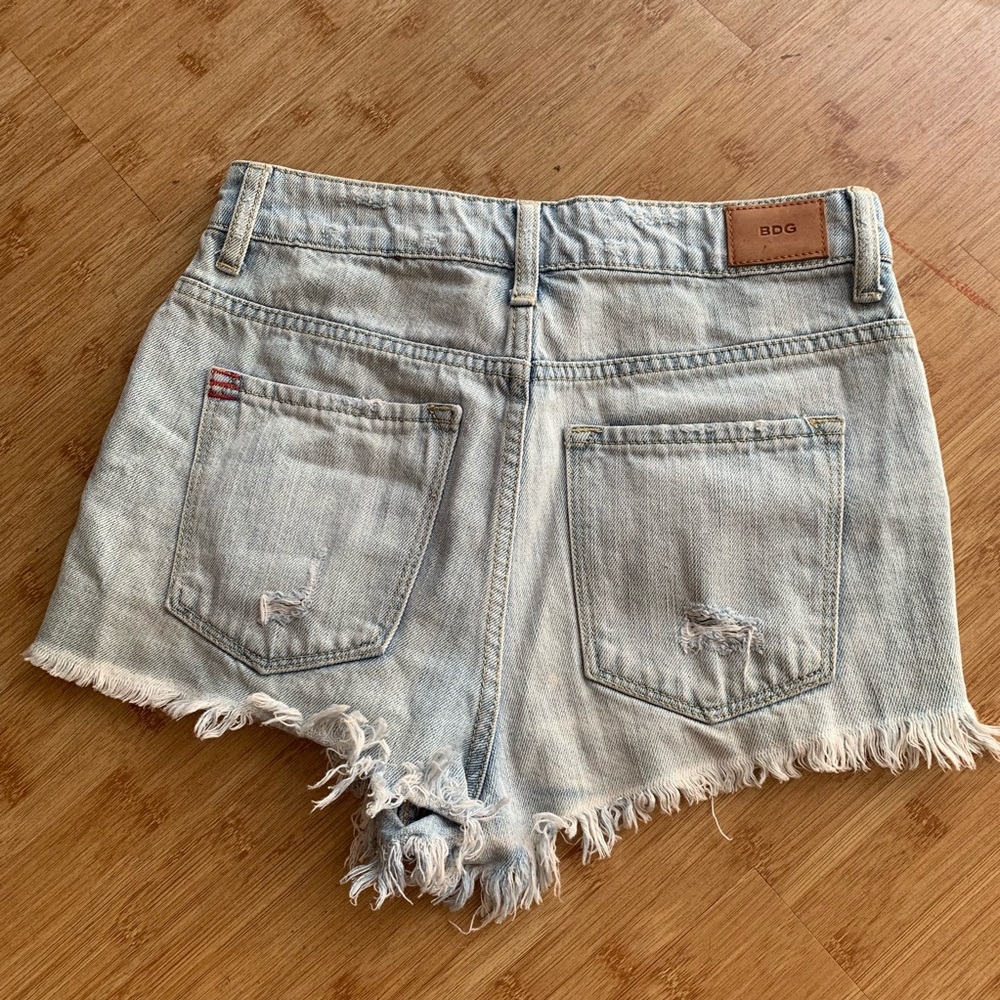 BDG Super High Rise Cheeky Jean Shorts - Picture 2 of 2